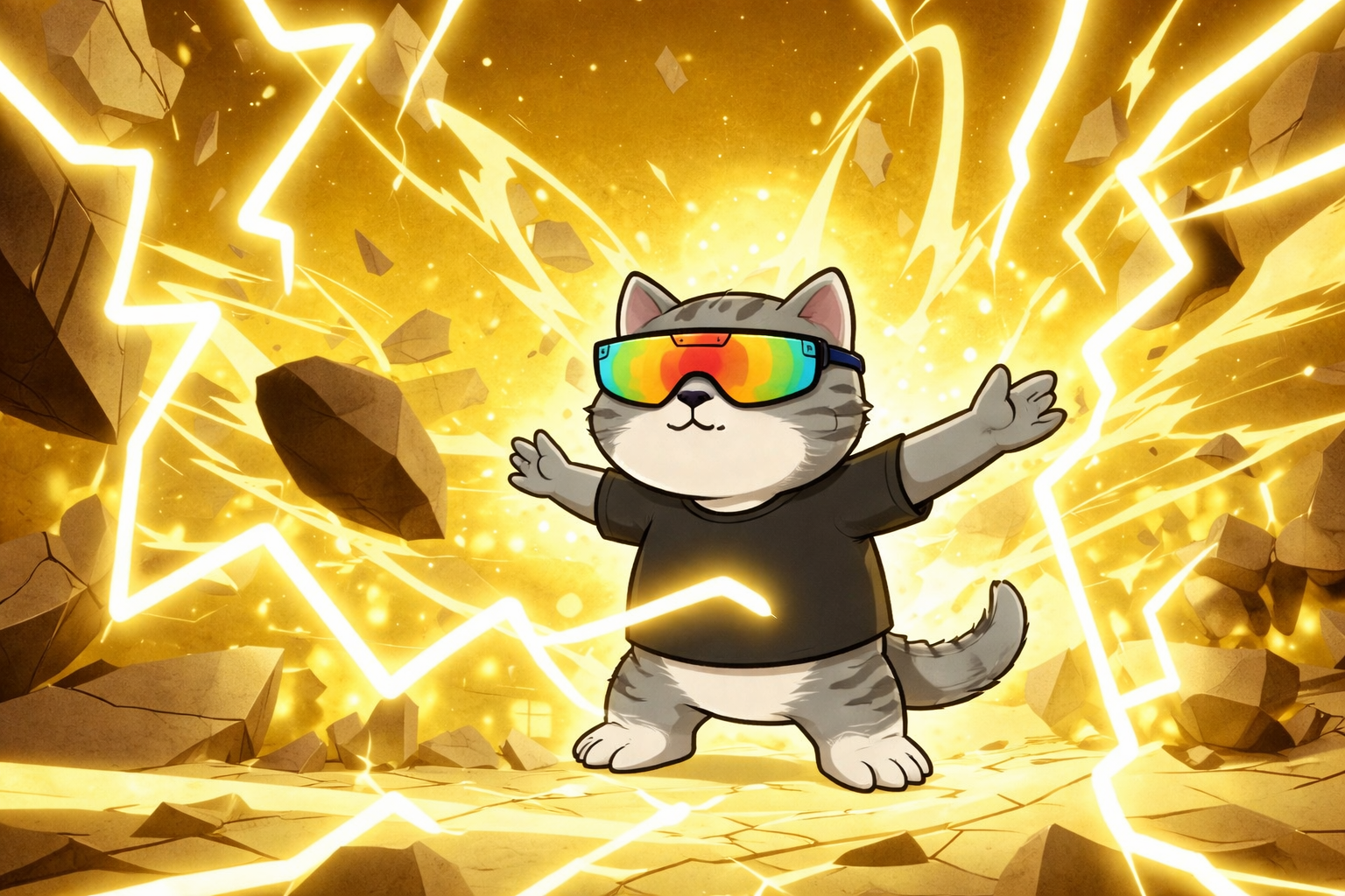 DINO the dinosaur ascending a grand stairway