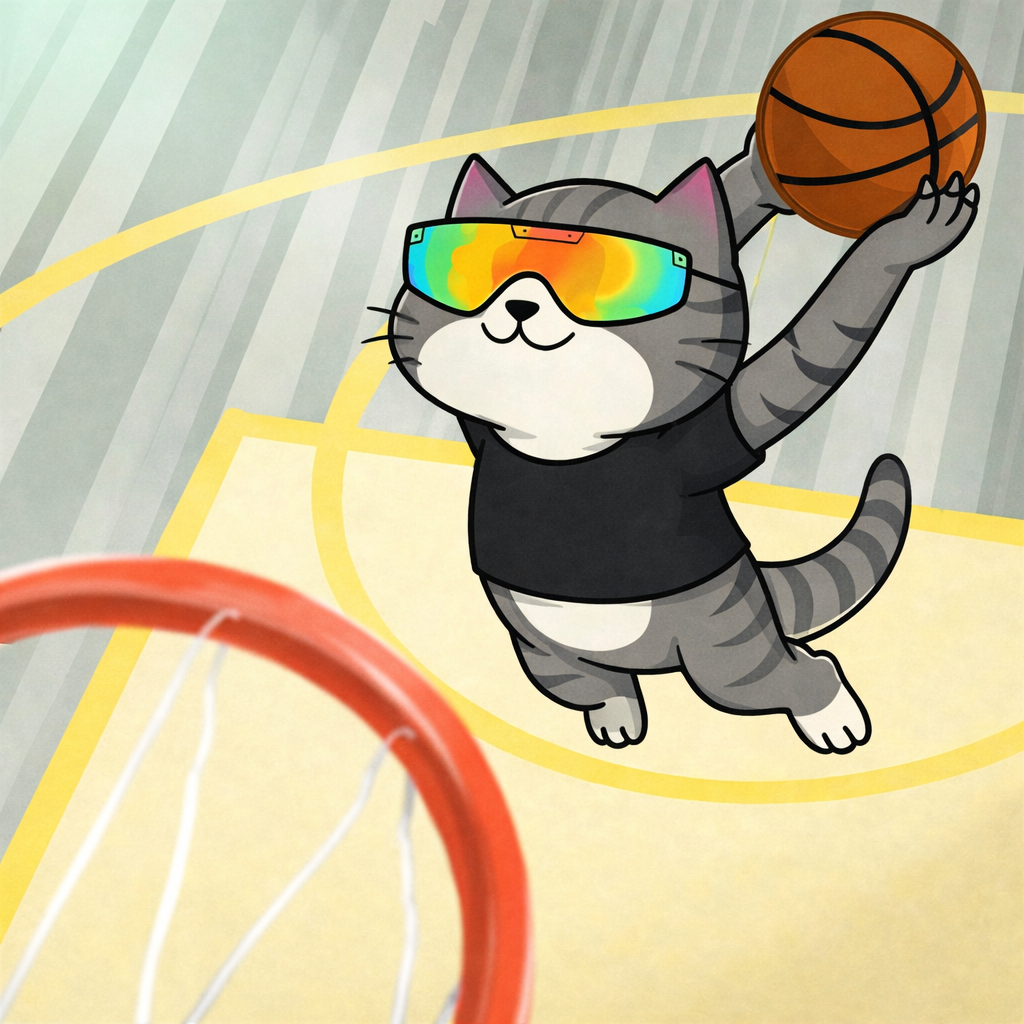 DINO the dinosaur dunking a basketball