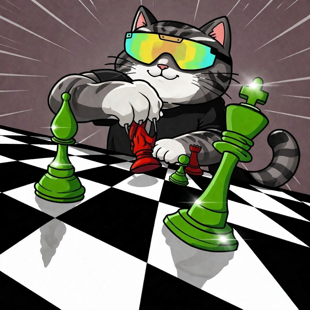 DINO the dinosaur playing chess like a strategic master